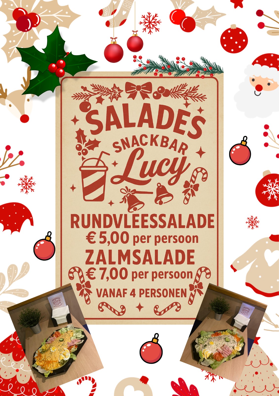 Kerst wordt nog lekkerder bij Snackbar Lucy!